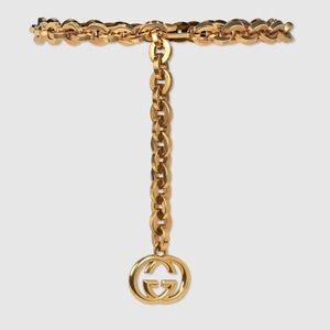 Gucci CHAIN BELT WITH INTERLOCKING G CHARM